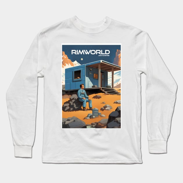 Rimworld . Land of Adventure Long Sleeve T-Shirt by LazyBones